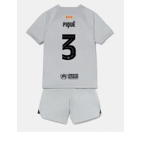 Barcelona Gerard Pique #3 Fotballklær Tredjedraktsett Barn 2022-23 Kortermet (+ korte bukser)